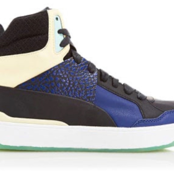 Alexander McQueen X Puma High Top Brace Femme Sneakers - Picture 6 of 6